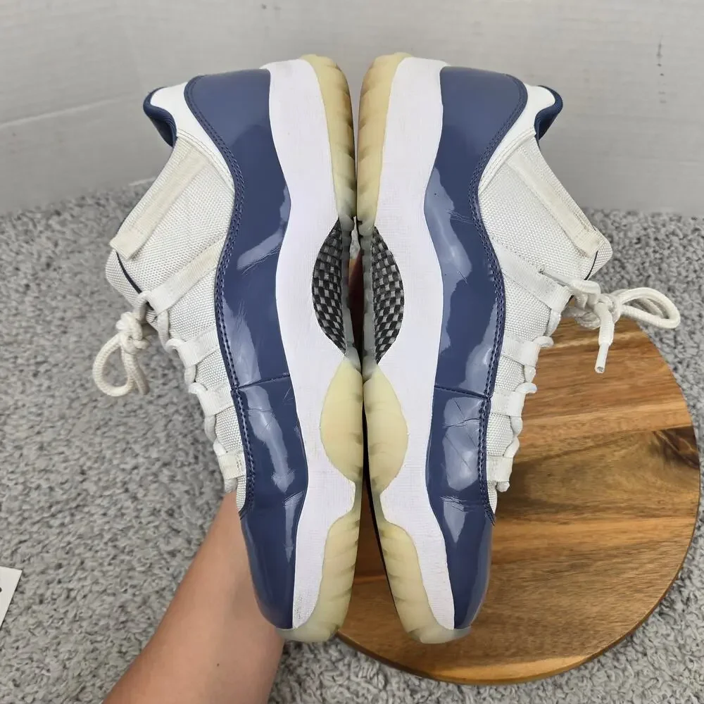 Jordan 11 Retro Low Men 11 Diffused Blue White Casual Daily Sneaker FV5104-104
